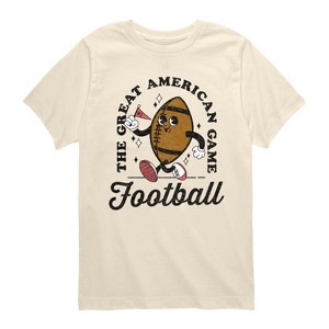Boys' - Instant Message - Vintage Football Mascot Short Sleeve Graphic T-Shirt - 1 of 4