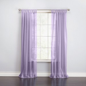 BrylaneHome BH Studio Sheer Voile Tab-Top Panel - 1 of 4