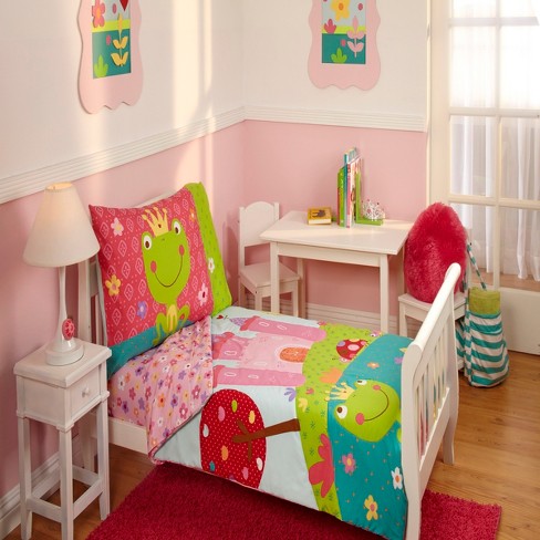 4pc Toddler Disney Ghost Spider Bed Set Pink : Target