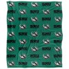 Slippery Rock University Logo Pattern Silky Touch Blanket White 50x60 - 2 of 4