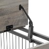 Acekool Wooden Dog Crate - 2-in-1 Side Table & Kennel with Wheels - 3 of 4