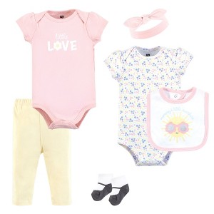 Hudson Baby Infant Girl Cotton Layette Set, Mommys Sunshine - 1 of 4