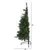 4ft Nearly Natural Pre-Lit LED Grand Teton Spruce Flat Back Artificial Christmas Tree Clear Lights - 4 of 4