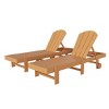 WestinTrends Malibu Adirondack Poly Reclining Chaise Lounge With Wheels (Set of 2pcs) - 3 of 3
