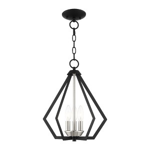 Livex Lighting Prism 3 - Light Chandelier in  Black - 1 of 4