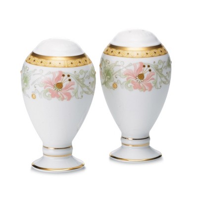 Noritake Blooming Splendor Salt & Pepper, 3 3/4"