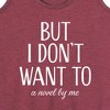 Women's - Instant Message - But I Don't Want To Graphic Racerback Tank - 2 of 4