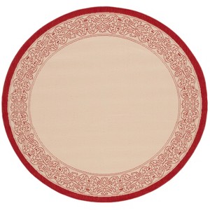 Courtyard CY2099 UV & Stain Resistant Non-Shedding Power Loomed Indoor/Outdoor Rugs - Safavieh - 1 of 4