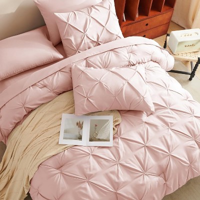 Der Rose BALHAM TRADE-Queen Comforter Set 7 Pieces Bedding with Comforter, Sheets, Pillowcases & Shams Brown-Queen 88"x88" — фото 6