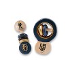 BabyFanatic Wood Rattle 2 Pack - NHL Las Vegas Golden Knights Baby Toy Set - 2 of 4