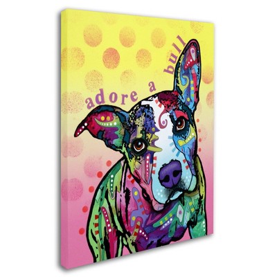 Trademark Fine Art -Dean Russo 'Adoreabull' Canvas Art