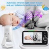 HelloBaby 5" Video Baby Monitor (HB50) - White - 4 of 4