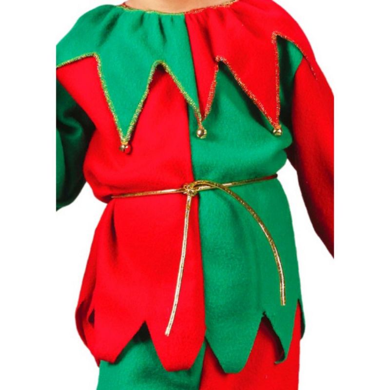 Fun World Red and Green Elf Plush Unisex Child Christmas Costume - Medium, 2 of 4