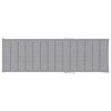 vidaXL Patio Lounge Chair Outdoor Sunbed Folding Sunlounger Solid Acacia Wood - Gray - 3 of 4