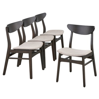 Set of 4 Parlin Dining Chairs Walnut - Buylateral