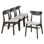 Set of 4 Parlin Dining Chairs Walnut - Buylateral