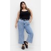 Women's Plus Size Lara Tank - black | CITY CHIC - 2 of 4