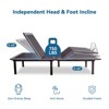 Vipbear Smart Adjustable Bed Frame with Mattress/Without Mattress,12/14 in Gel Memory Foam Medium-Firm Mattress in Box,Adjustable with Wireless Remote - 4 of 4