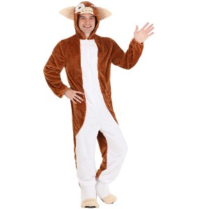 HalloweenCostumes.com Adult Gremlins Gizmo Halloween Costume | Furry Gremlin Jumpsuit for Cosplay Dress-Up - 1 of 4