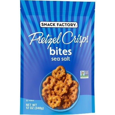 Snack Factory Pretzel Crisps Sea Salt - 12oz