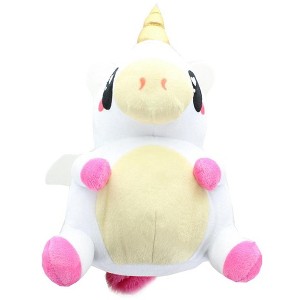 Se7en20 Glitter Galaxy 6-Inch Pink Hair White UniCow Collectible Plush - 1 of 2