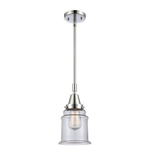 Canton - 1 Light Stem Hung Mini Pendant In Industrial Style-11.13 Inches Tall and 6.5 Inches Wide - 1 of 1
