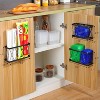 Hachikiko 3 Pack Adhesive Cabinet Organizer - Wall Mounted Pantry Door Organizer - 4 of 4