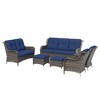 UPTION 6-Piece Steel Outdoor Patio Conversation Seating Set - 2 of 4