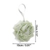 Unique Bargains Bath Shower Loofah Sponge 5.91"x5.12" Green 1 Pc - 4 of 4