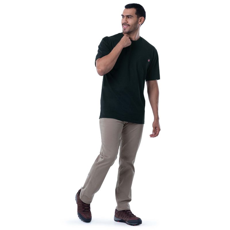 Wrangler Workwear Men's Short Sleeve Pocket Tee 2-Pack bundle, 3 of 5