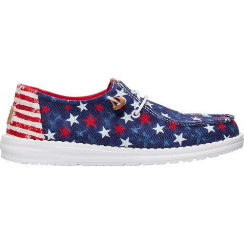Обувь HEYDUDE Women Wendy Americana Stars, 4thof July Patriotic Shoes , Navy, W7
