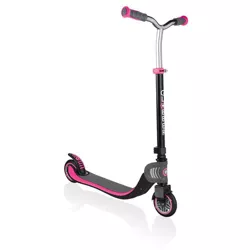 Globber Flow 125 Foldable Kick Scooter - Black/Pink