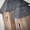 10.25"H Sullivans Wood Triple Birdhouse Condo, Gray - 2 of 4