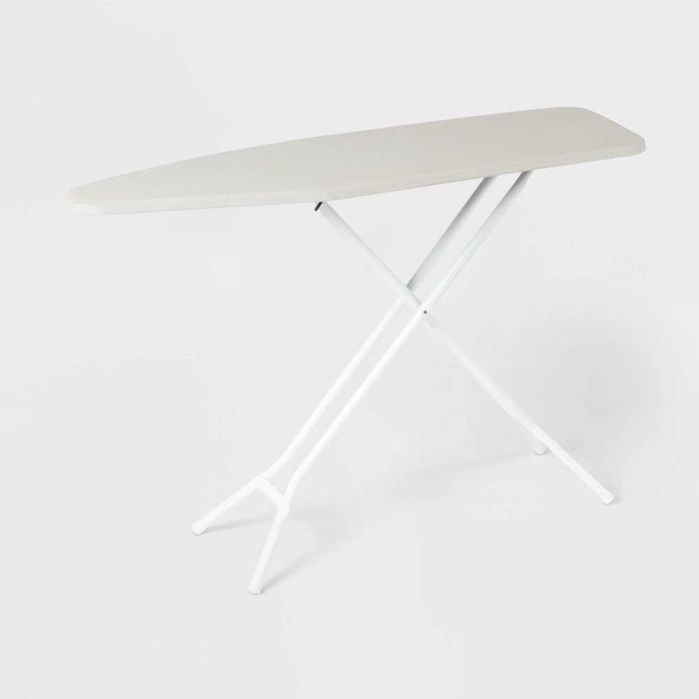 Photos - Ironing Board Standard  White Metal with Creamy Chai Cover - Room Essential
