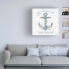 Trademark Fine Art -Lisa Audit 'Nautical Life Iv' Canvas Art - 2 of 4