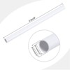 Unique Bargains PVC Water Plumb DIY Crafts High Impact Rigid Round Pipes 8" Length - 2 of 4