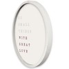 Creative Products With Great Love 20 x 20 Round White Framed Print - 2 of 4