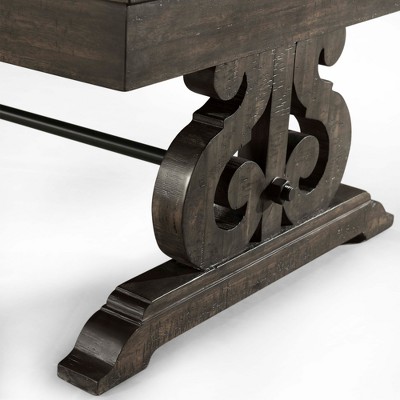 Stanford Dark Ash Rectangular Wood Coffee Table with Storage