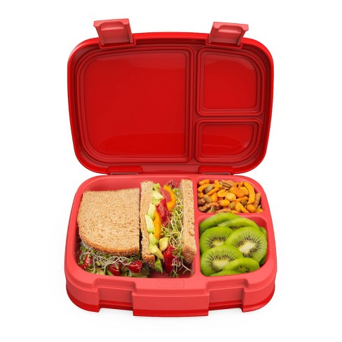 Bentgo Fresh Leakproof Versatile 4 Compartment Bento-style Lunch Box With  Removable Divider - Red : Target