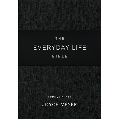 Everyday Life Bible: Black Leatherluxe(r) - By Joyce Meyer (leather ...