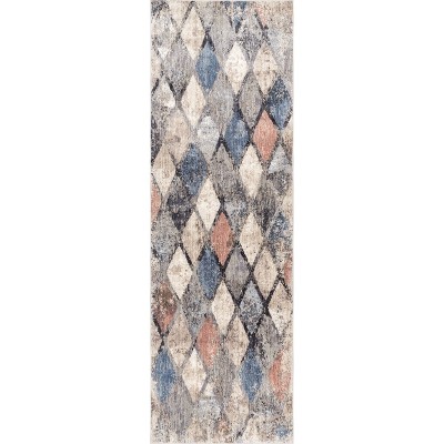 Nuloom Saoirse Distressed Trellis Indoor Area Rug