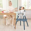 Infans 4 in 1 Baby High Chair Convertible Toddler Table Chair Set w/ PU Cushion - 3 of 4
