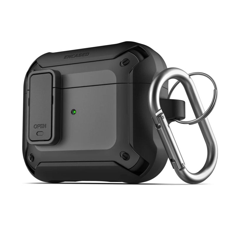 Encased X-Armor for Airpods 3rd Generation Case with Locking Lid | Protective Carrying Pod with Carabiner Keychain (Airpods Gen 3), 3 of 7
