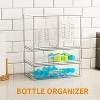 SpaceAid Baby Bottle Storage Organizer,  Stackable Acrylic Drawer Unit with Small, Medium &  Large Bin for Countertop, Cabinet, Vanity - 3 of 4