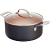 Gotham Steel 5 QT Nonstick Stock Pot with Glass Lid - 4 of 4