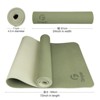 Gruper Non Slip Eco Friendly Yoga Mat with Carrying Strap for Women Fitness Exercise Pilates and Home Workouts - 3 of 4