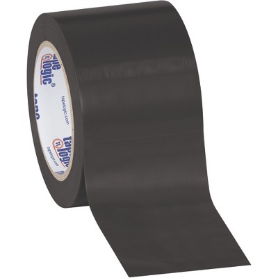 Tape Logic Solid Vinyl Safety Tape 6.0 Mil 3" x 36 yds. Black 16/Case T9336BL