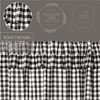 Annie Buffalo Black Check Ruffled Shower Curtain 72x72 VHC Brands - 4 of 4