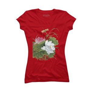 Junior's Design By Humans Summer is In The Air By WhitePearl T-Shirt - 1 of 3