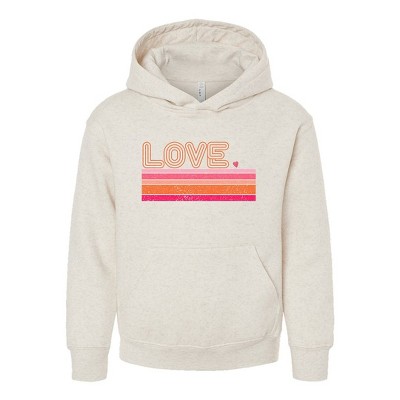 The Juniper Shop Retro Love Stripes Youth Graphic Hoodie